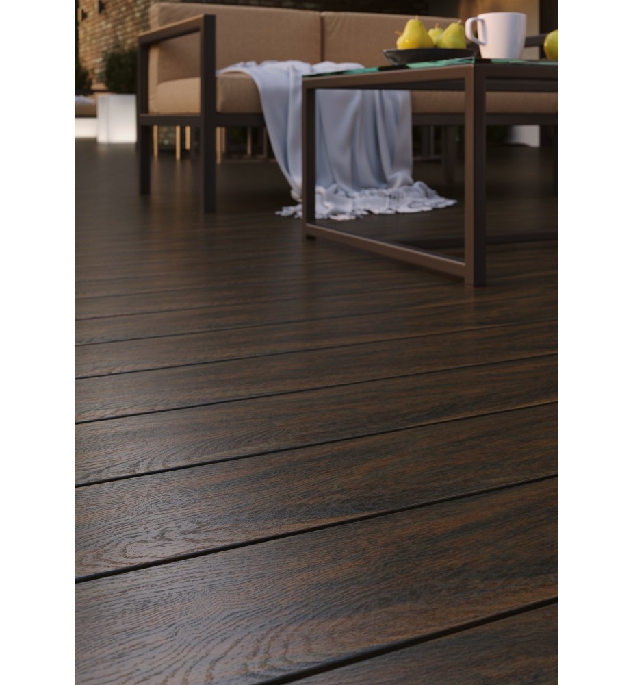 Deska tarasowa kompozytowa Forest Plus 28 x 160 Palisander - Hardwood.pl