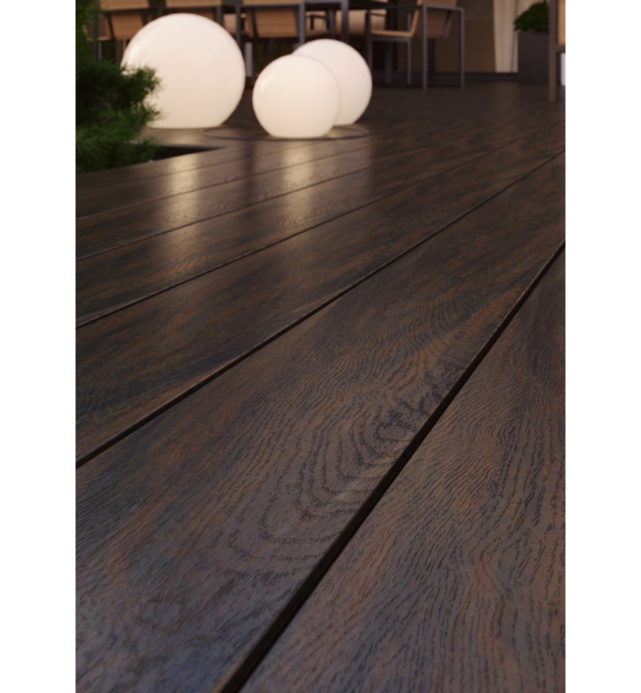 Deska tarasowa kompozytowa Forest Plus 28 x 160 Palisander - Hardwood.pl