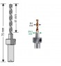 Wiertło stopniowe SPAX Step Drill 4 mm – zestaw z frezem 6,5 mm