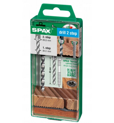 Wiertło SPAX Drill 2 Step 4,1/6,5 mm do wkrętów tarasowych