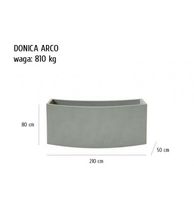 Donica 80x210x50