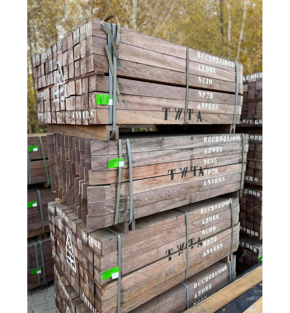 Kantówka  AZOBE 90 x 90 - Hardwood.pl
