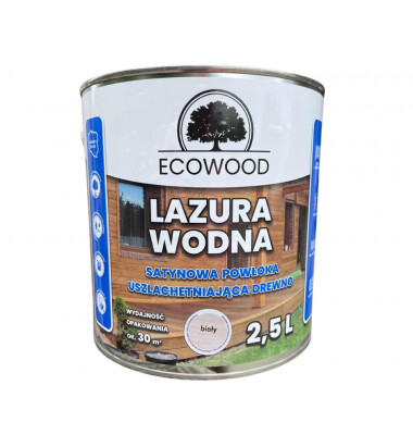 Lazura wodna Ecowood — 9 kolorów do drewna | HARDWOOD