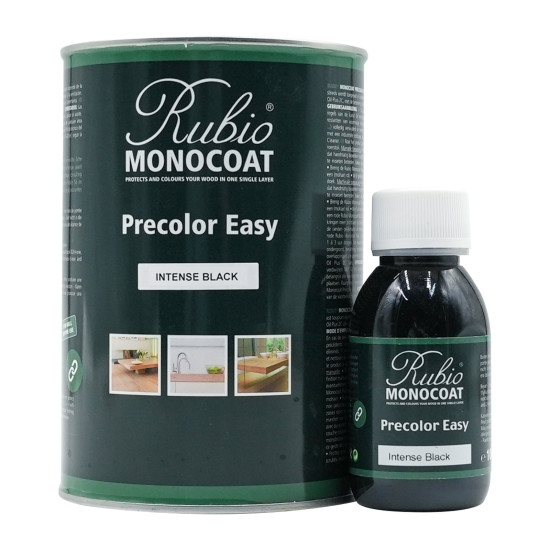 Rubio Monocoat Precolor Easy – puszka 1 l i butelka 100 ml (kolor Intense Black)