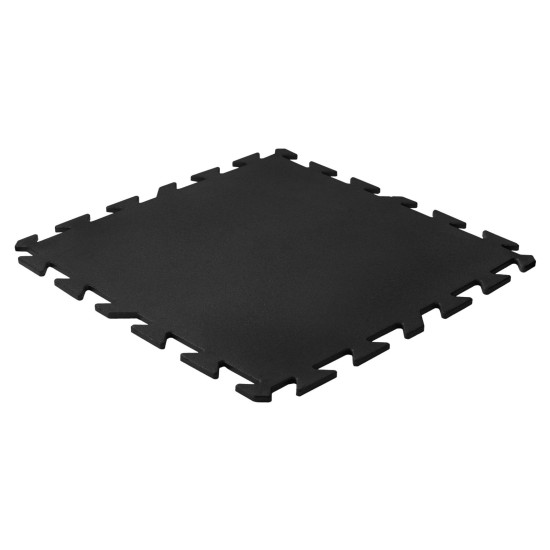 Mata gumowa puzzle Sportflex Black 100×100 cm